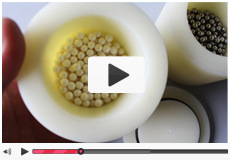 高能行星式球磨機用0.1L尼龍球磨罐展示