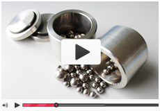 DECO德科高能行星式球磨機專用304型不銹鋼球磨罐展示